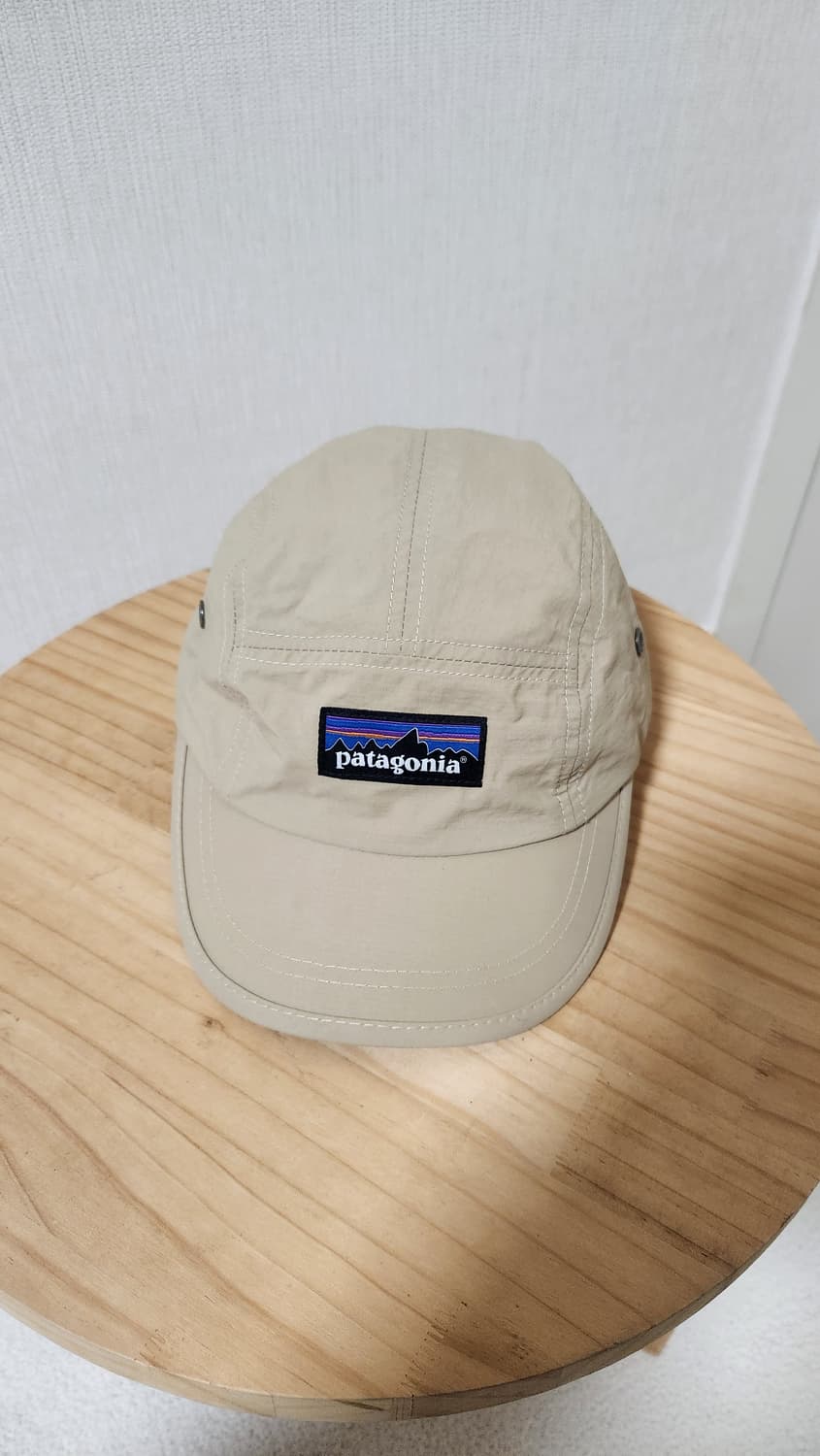 파타고니아 캠프캡 베이지색 모자 립스탑 상품이미지1