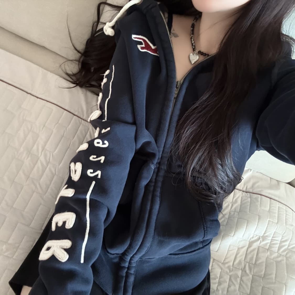 홀리스터 네이비 후드집업  상품이미지2