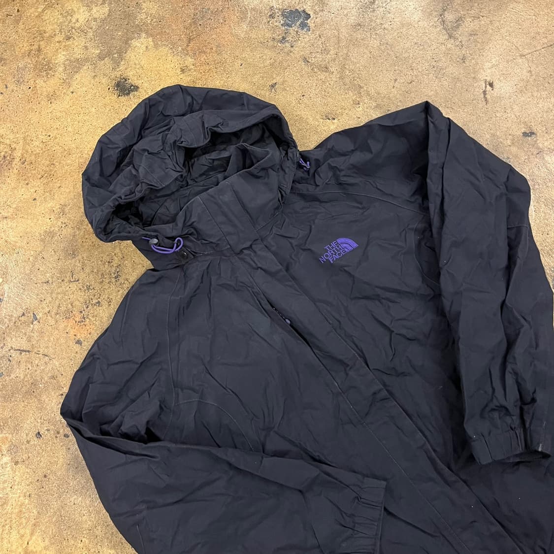 [정품/90] 노스페이스 블랙 바람막이 후드 자켓 b18 상품이미지1