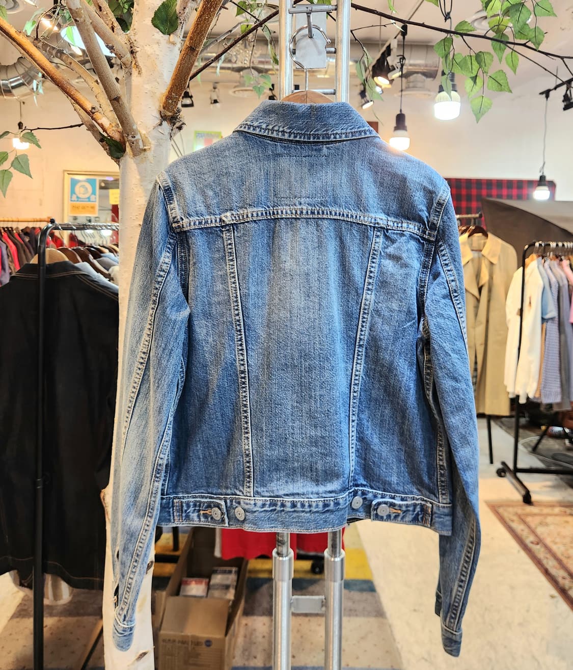 LEVIS 리바이스 체리 자수 데님  자켓 상품이미지5