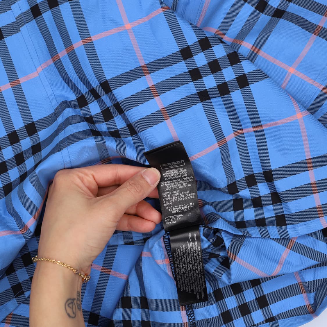 [SP] 버버리 신형 여성 노바체크셔츠 0119H2 상품이미지6