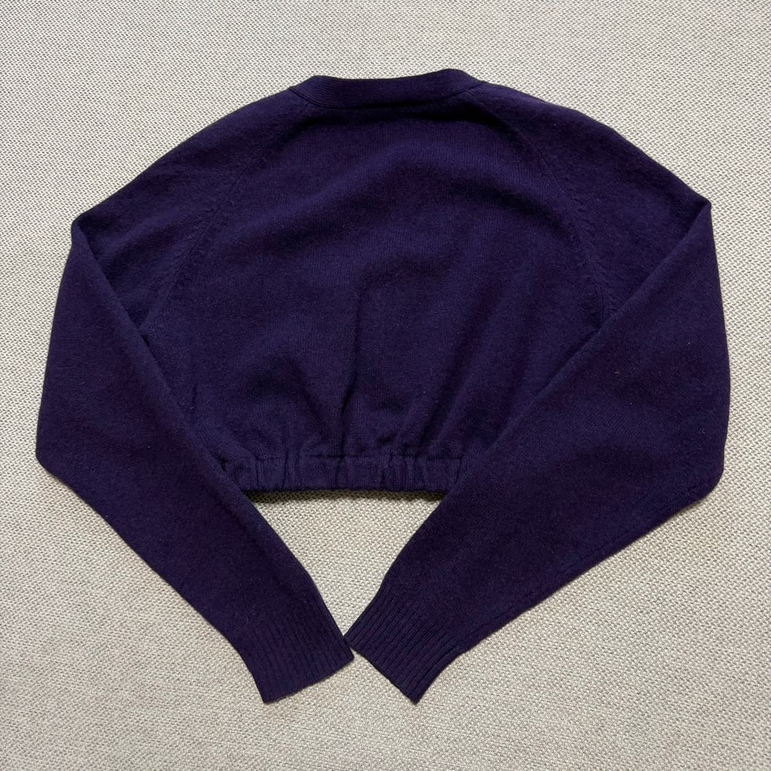 라코스테 크롭 커스텀 니트 가디건 상품이미지4