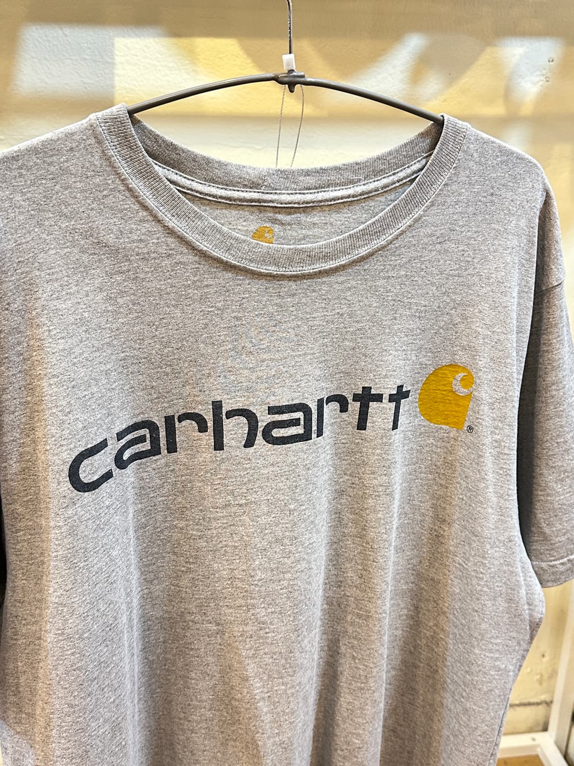 칼하트 로고 스펠아웃 반팔 티셔츠 그레이 L 상품이미지2