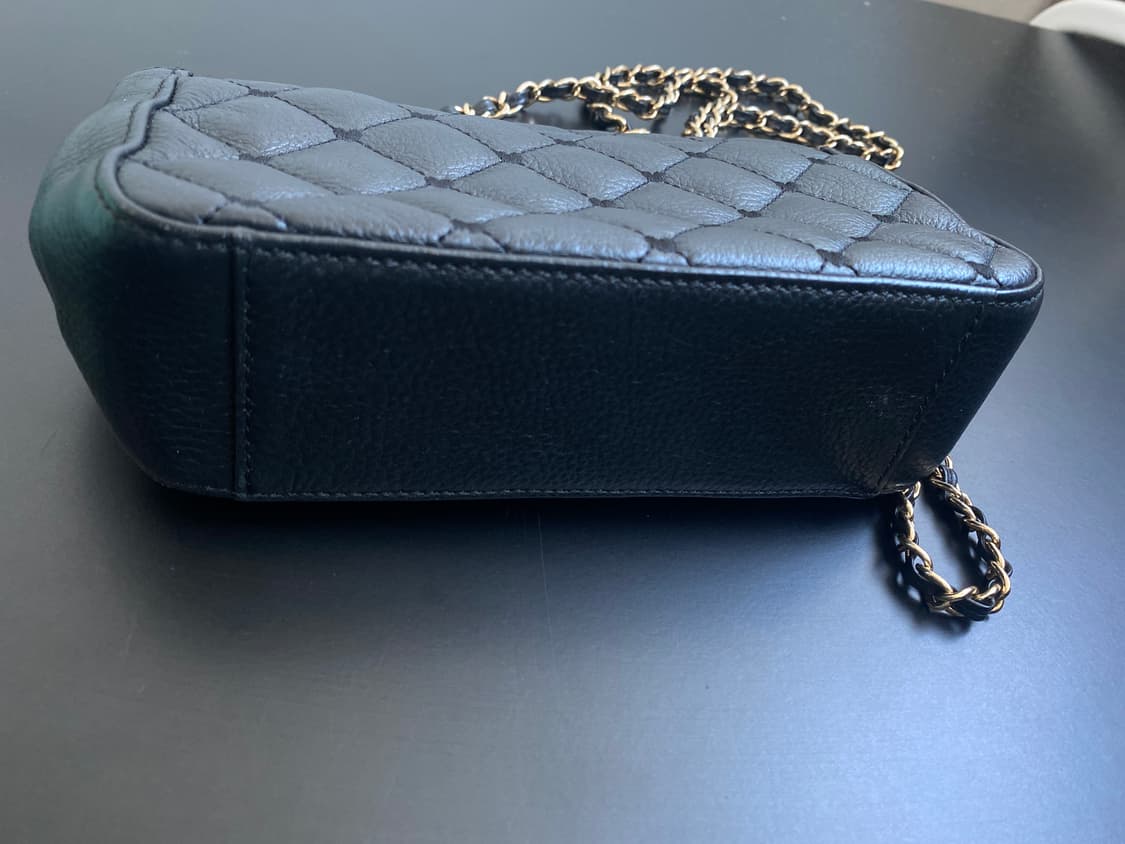 러브캣 블랙 퀼팅 체인백 상품이미지4