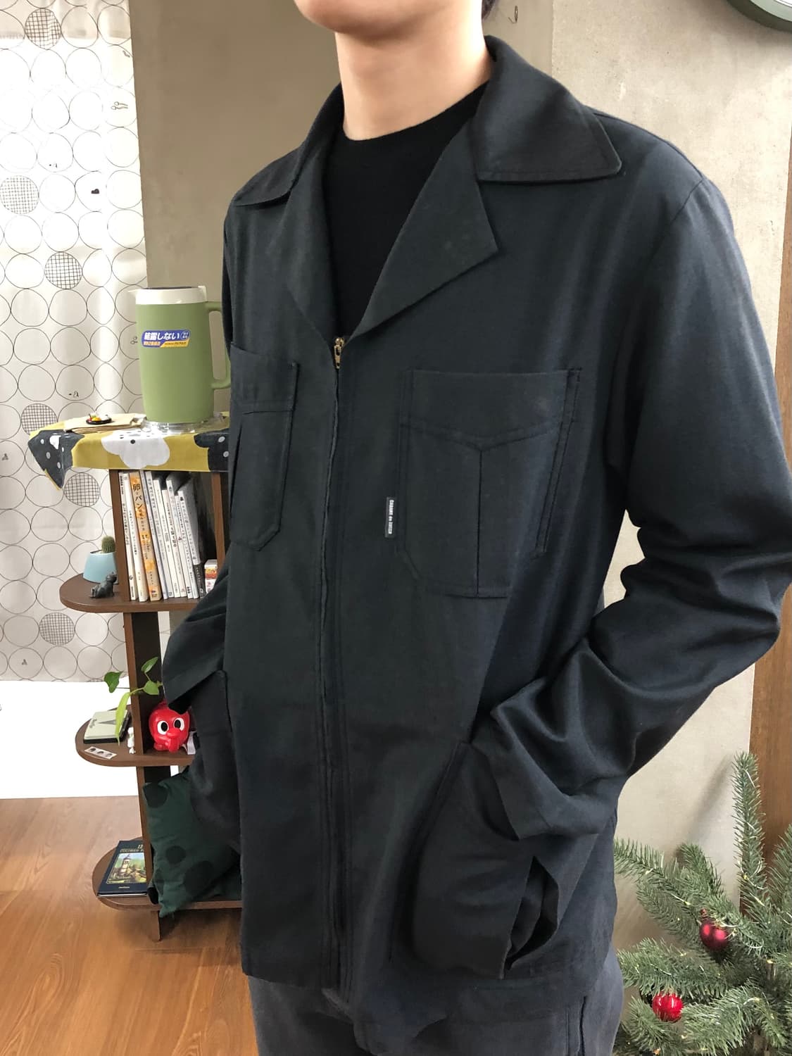 Cabane de  zucca 밀리터리 디테일 자켓 M 상품이미지2