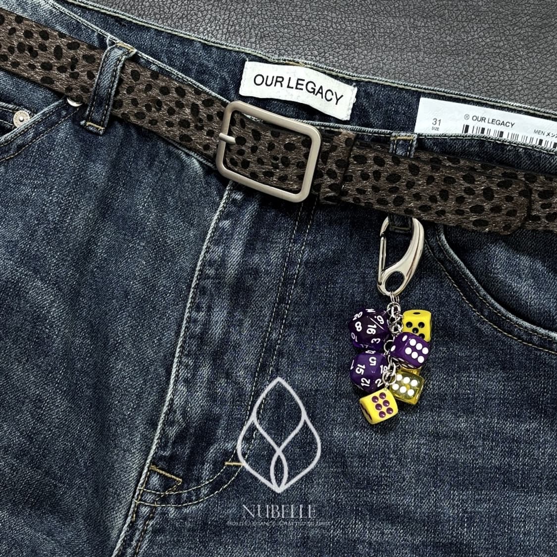 🌗 Leopard hair belt / 호피 레오파드 송치털 벨트 상품이미지7