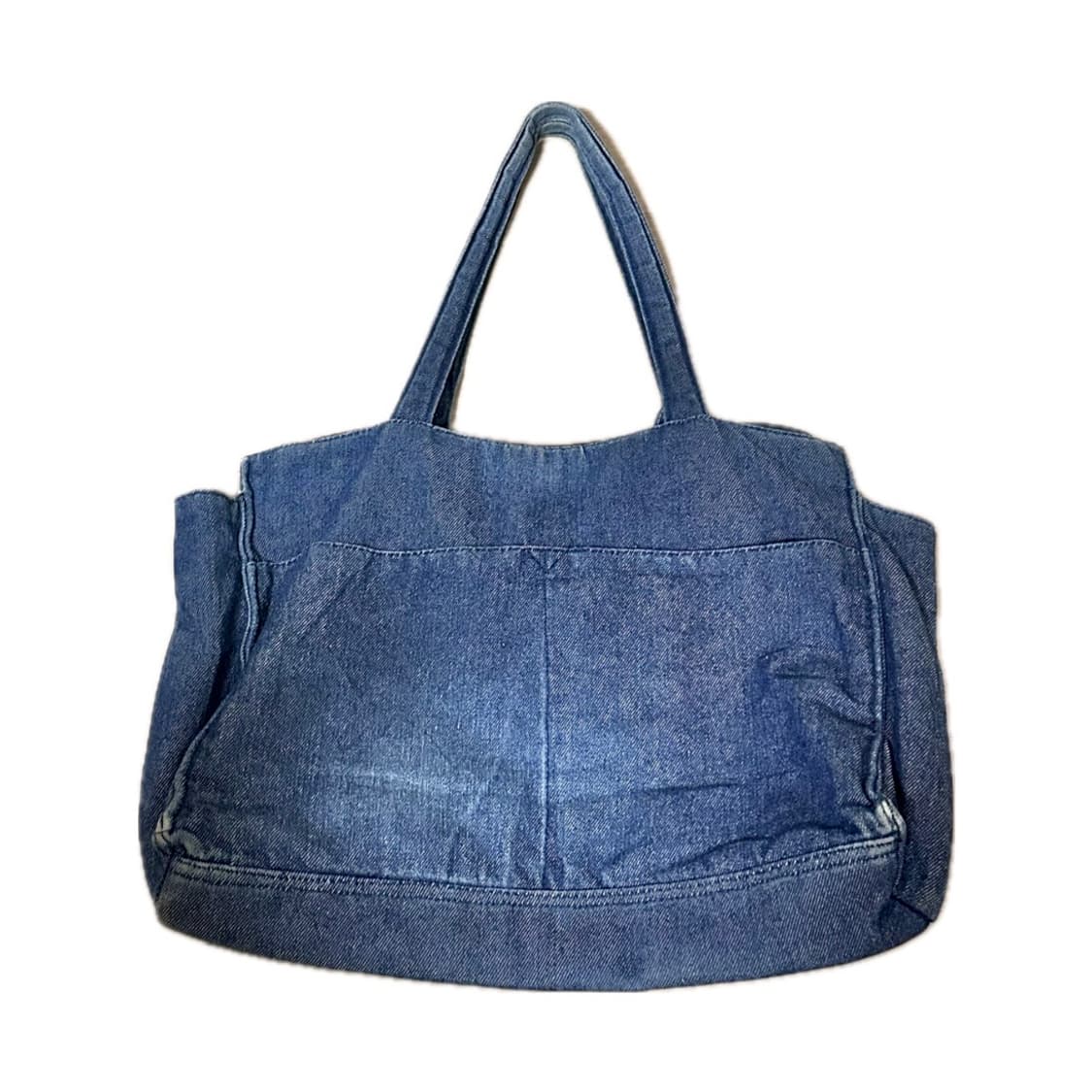 빈티지 데님 셔링 토트백 모리걸 너드 니혼진 y2k 하구미 가방 상품이미지2