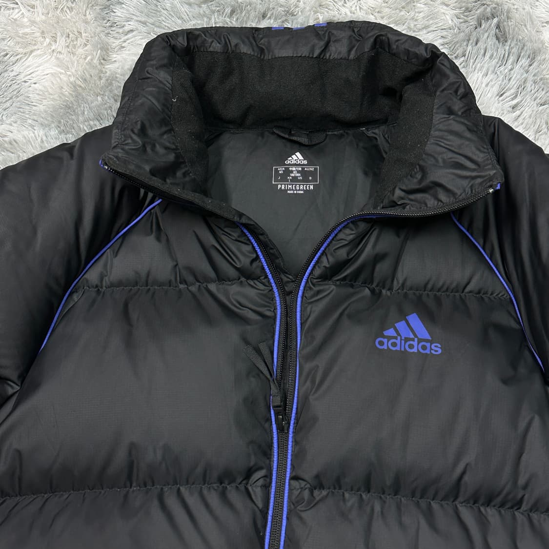 아디다스 오리털 숏패딩 블랙 L 상품이미지2