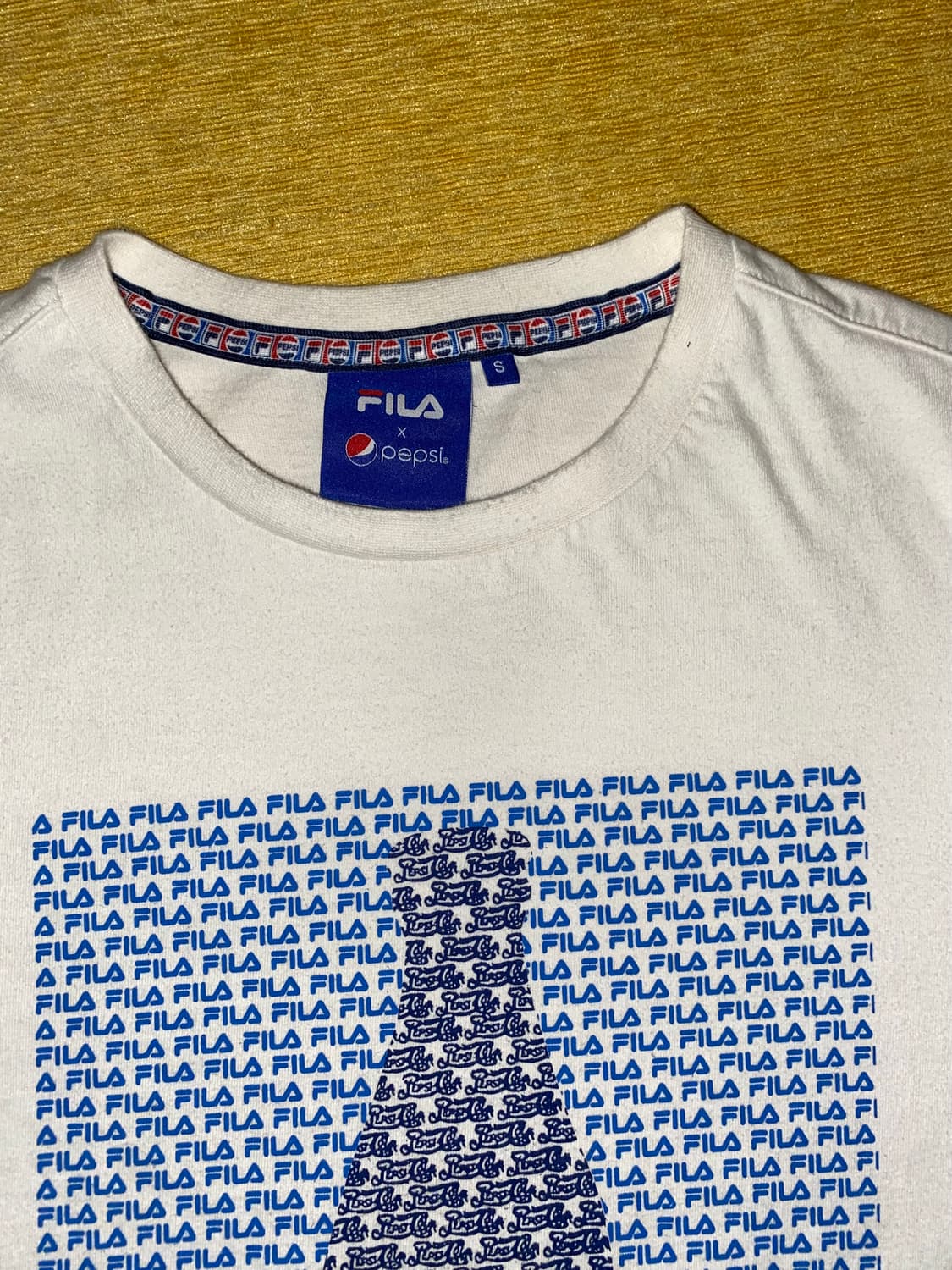휠라 X 펩시 콜라 반팔 티셔츠 화이트 상품이미지2
