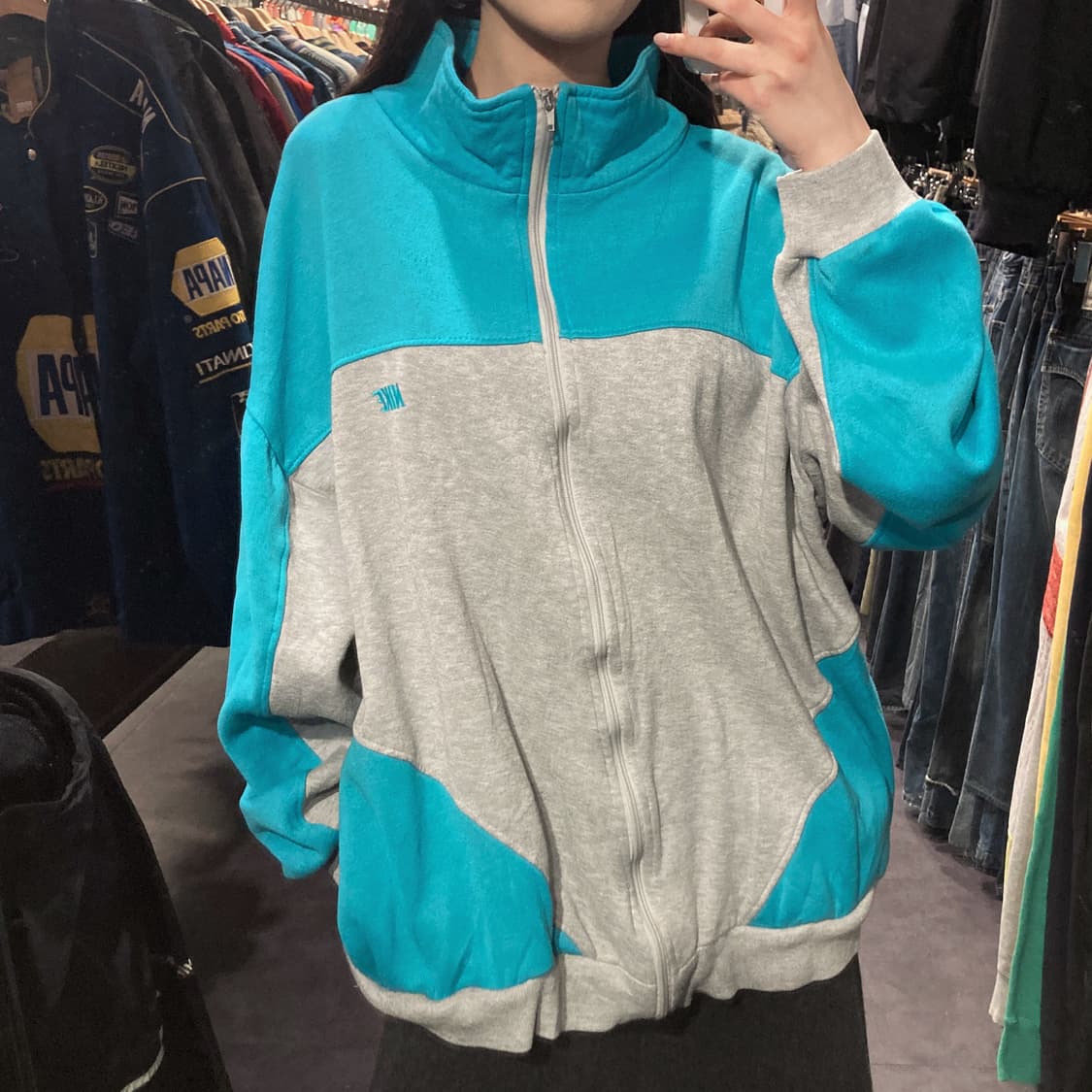 [IM] 나이키 스웻 집업 아쿠아그린 상품이미지4
