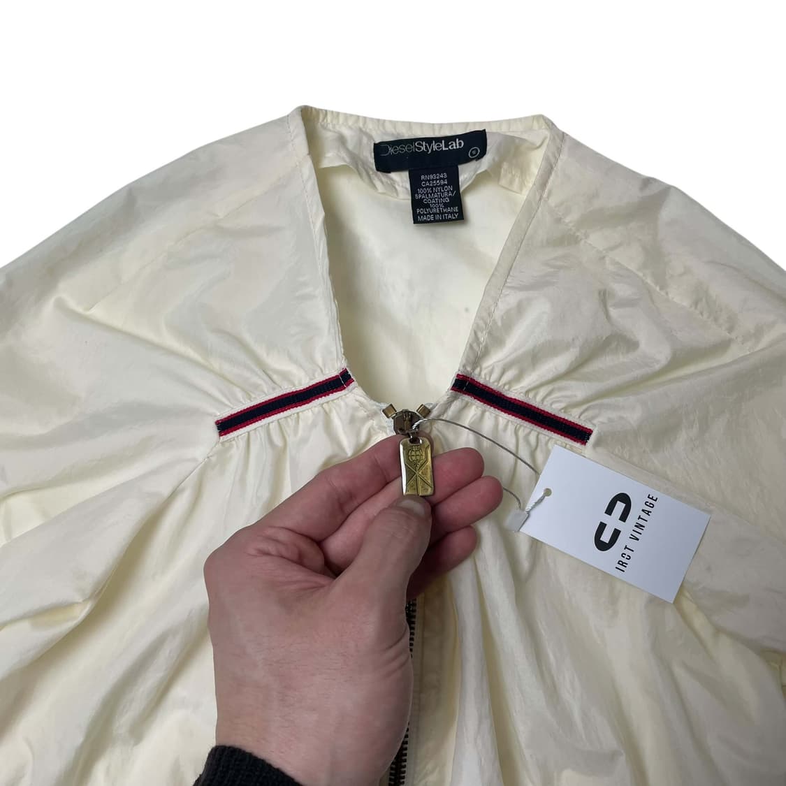 Diesel style lab 셔링 집업 자켓 (italy made) 상품이미지8