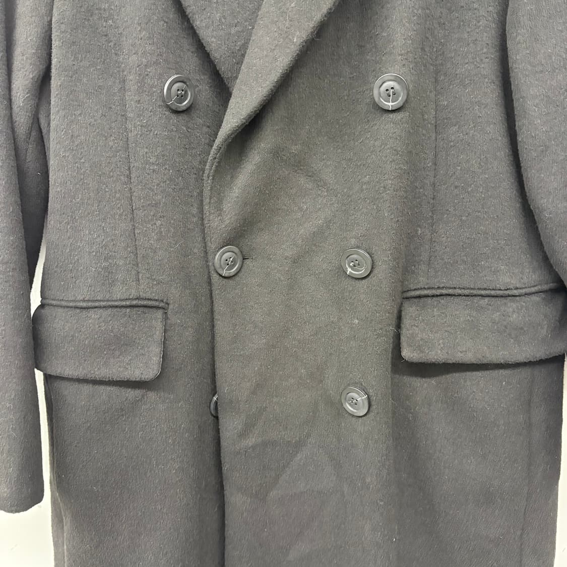 ZIO SONGZIO 블랙 더블 코트 남M 상품이미지3