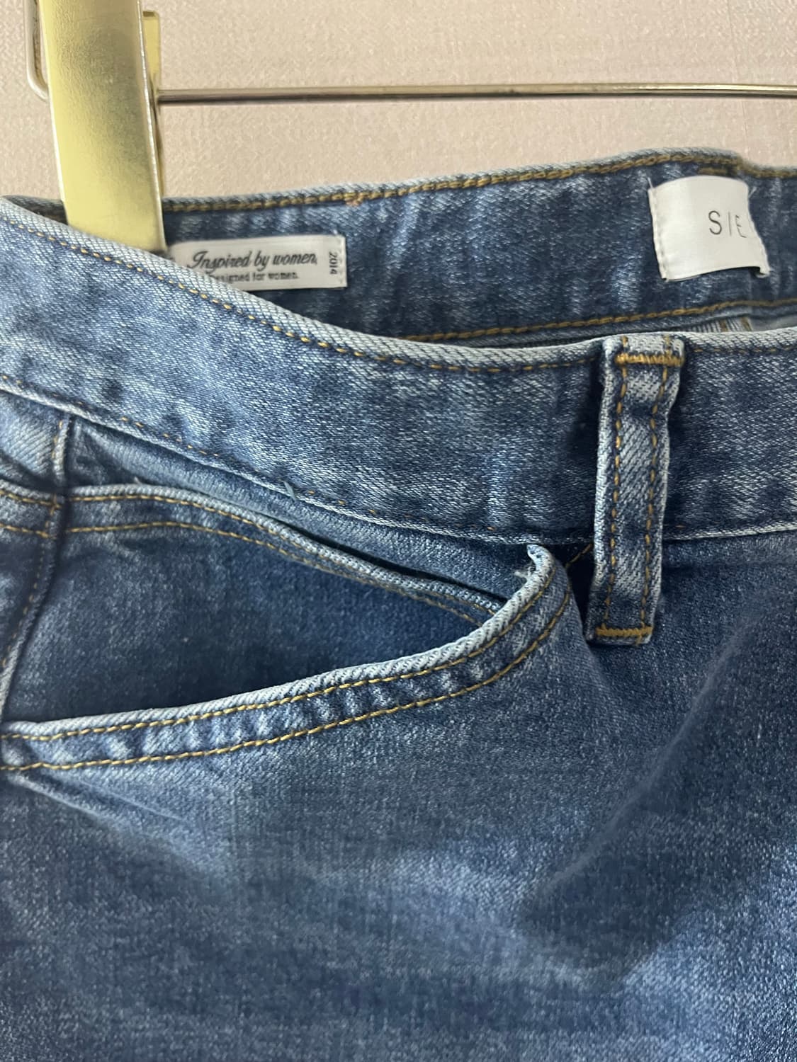 시에 sie 헤더코튼 스트레이트진(M,long) 상품이미지10