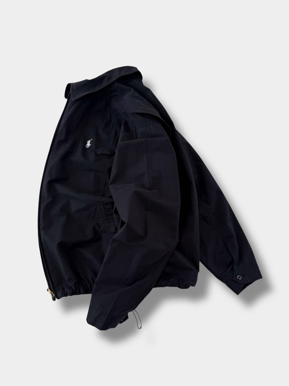 폴로 랄프로렌 루즈핏 폴리쉘 블랙 패커블 블루종 자켓 상품이미지3