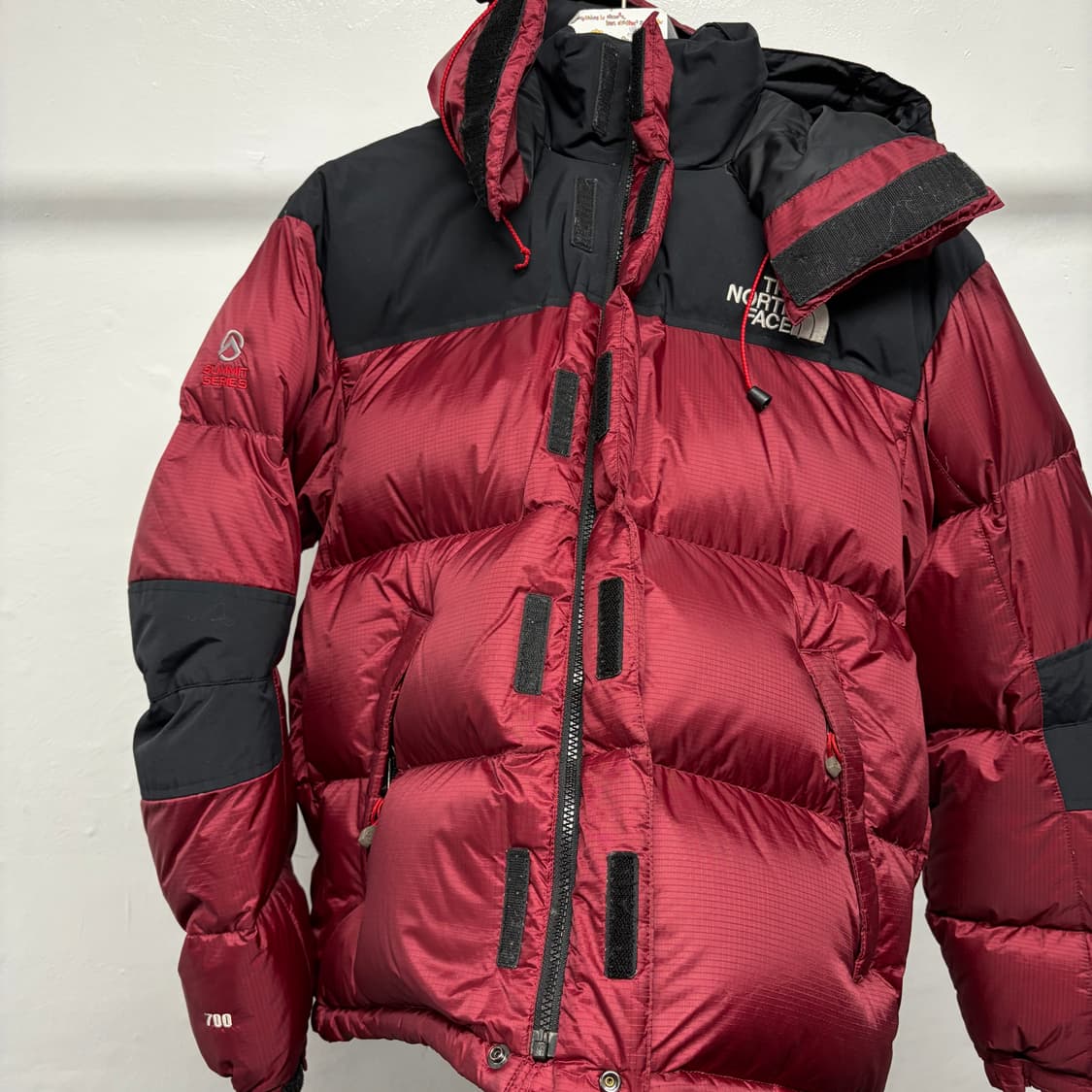 노스페이스 윈드스토퍼 패딩 버건디  상품이미지8