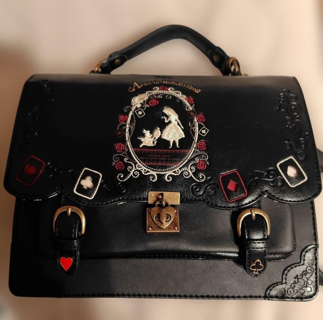 axes femme 액시즈팜 앨리스 고전 가방 디즈니 빈티지 백팩 고딕 상품이미지1