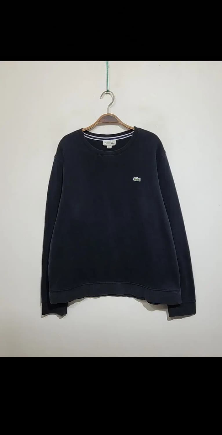 (XXL) 라코스테 빅사이즈 맨투맨 진곤색 스웨트 티셔츠  상품이미지1