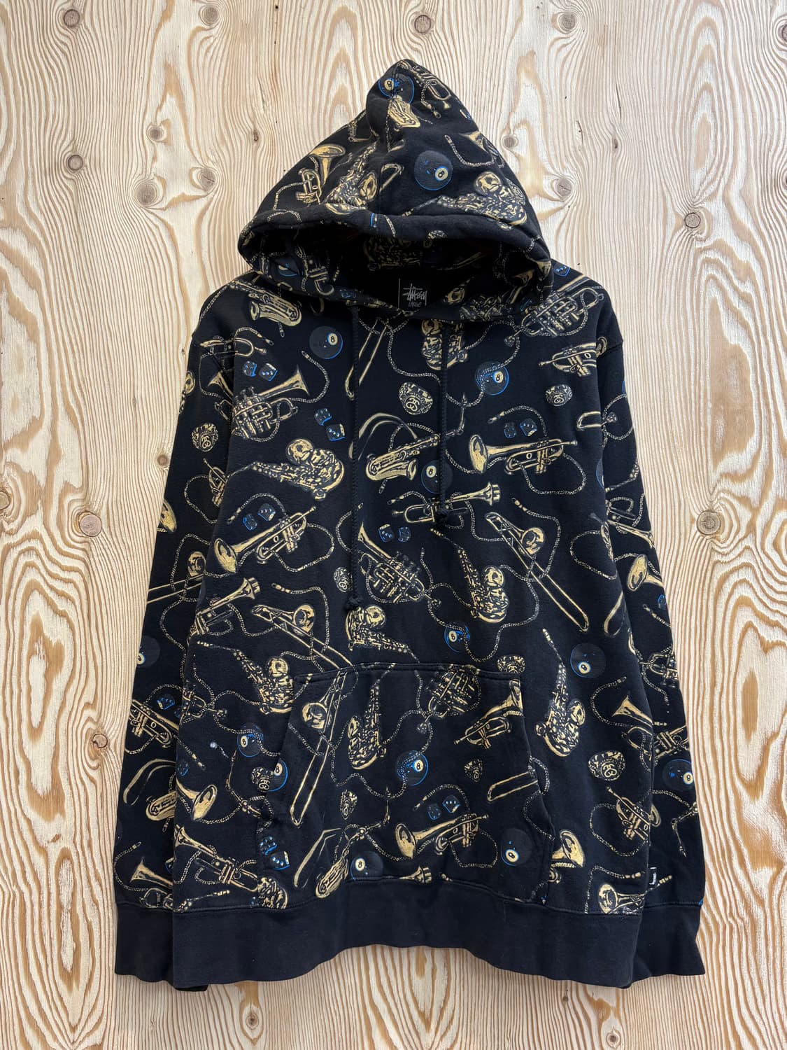 00s 스투시 에잇볼 브래스 후드 상품이미지1