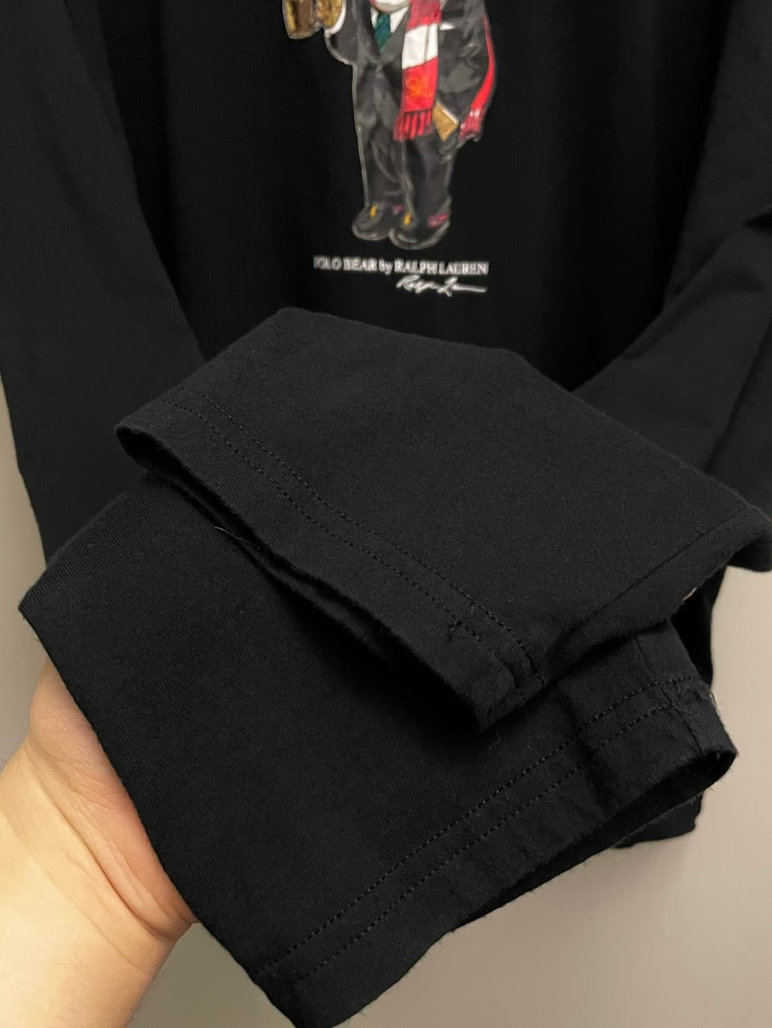 (L~XL)POLO 폴로랄프로렌 코튼 베어 그래픽 롱슬리브 긴팔티셔츠 상품이미지5