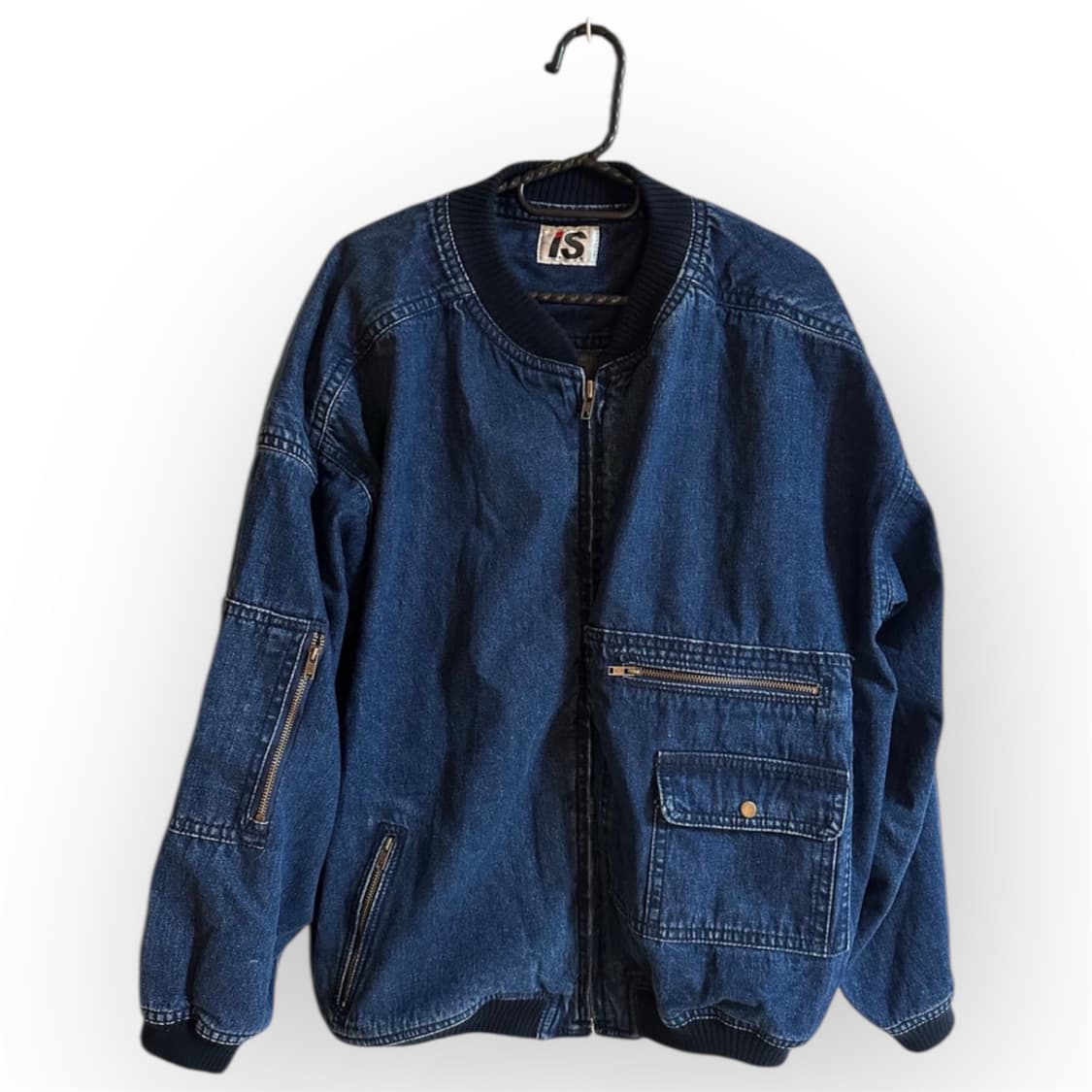 IS ISSEY MIYAKE Design Denim Bomber Jack 상품이미지1