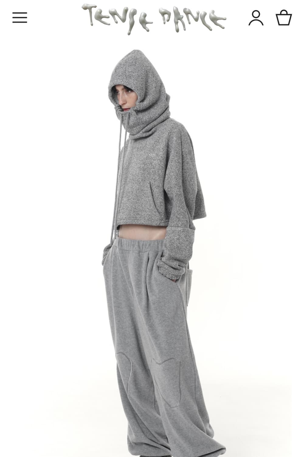 텐스댄스 Alien hoodie_grey 상품이미지6