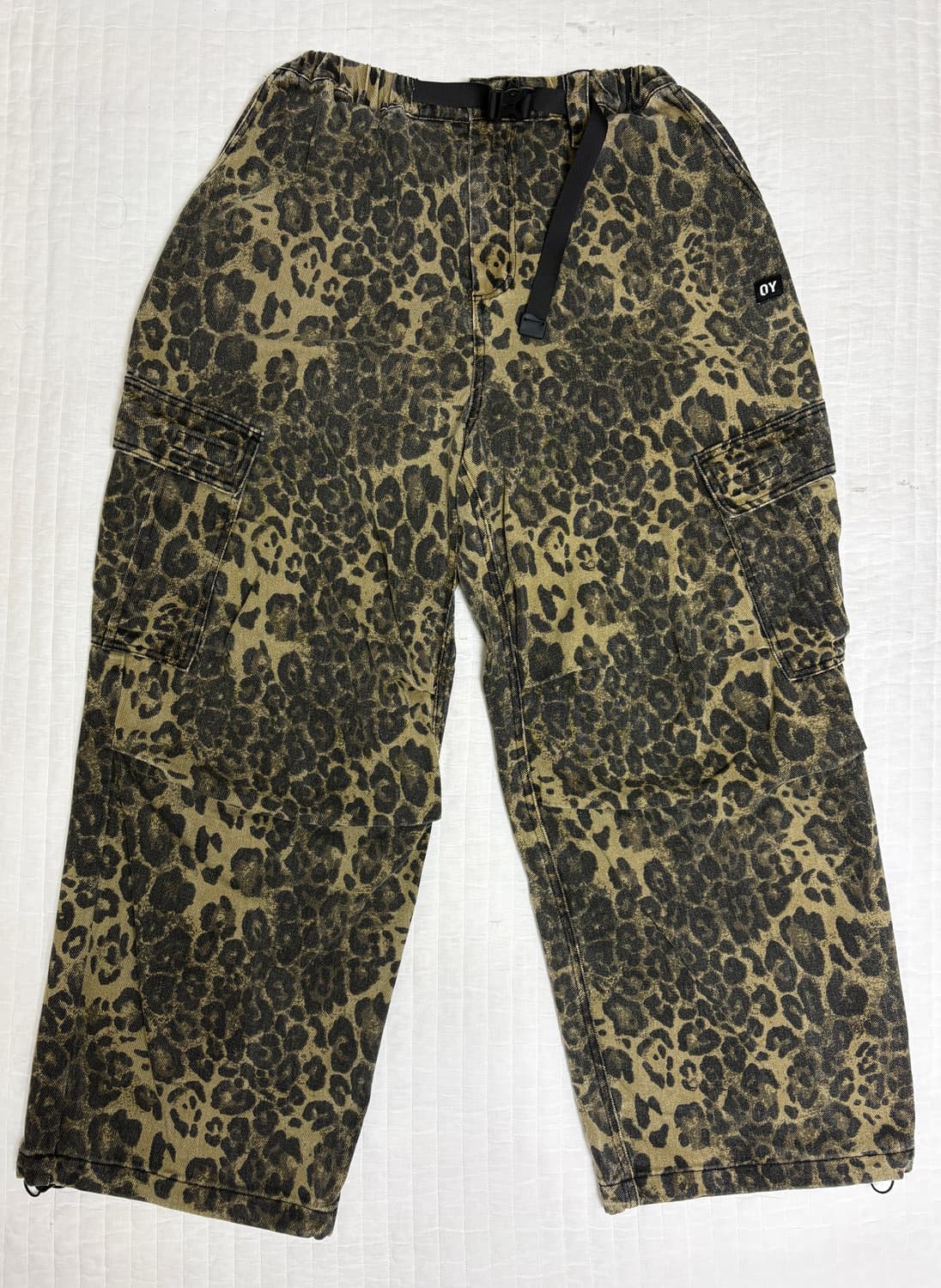 OY 레오파드 와이드 카고팬츠 2사이즈 상품이미지2
