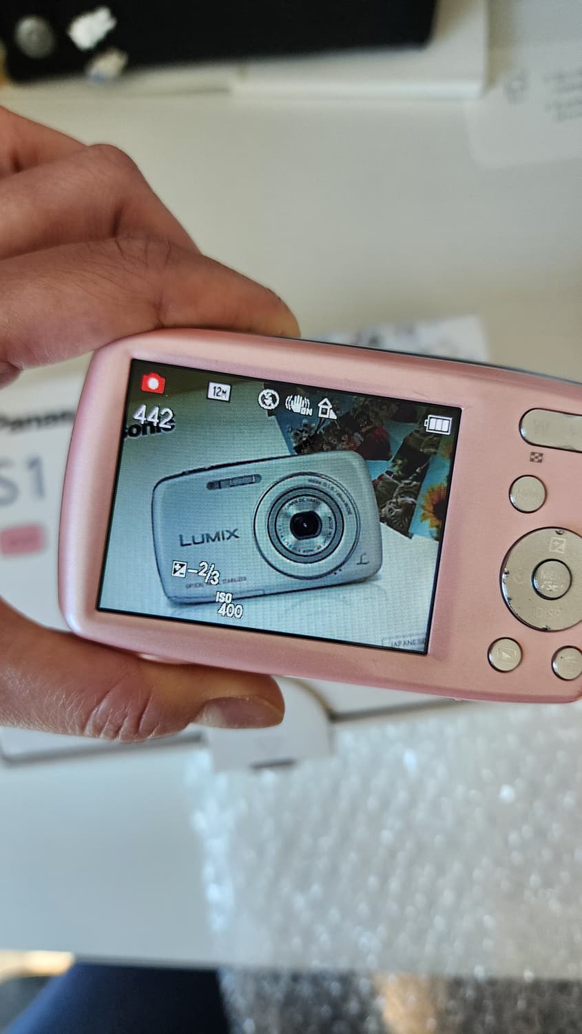 [츄디카]파나소닉 루믹스 dmc s1 - 딸기우유 핑크 상품이미지6