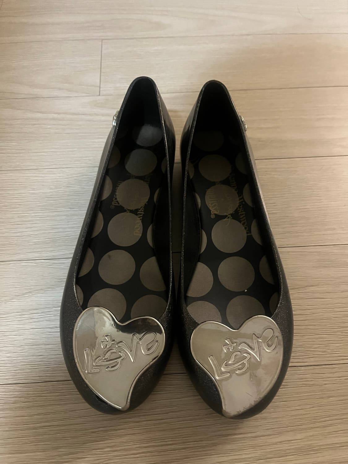 비비안웨스트우드  멜리사 하트 러브 플랫슈즈 상품이미지5