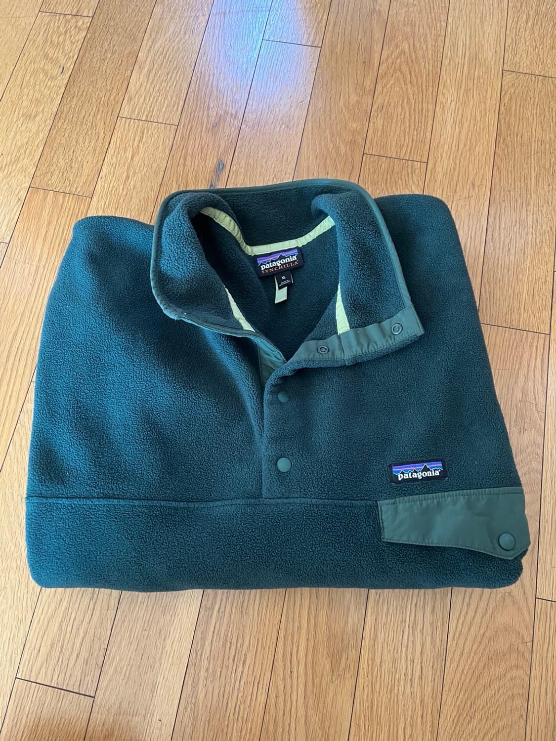 파타고니아 신칠라 헤비웨이트 누보그린 플리스 후리스 아노락 맨투맨  상품이미지1