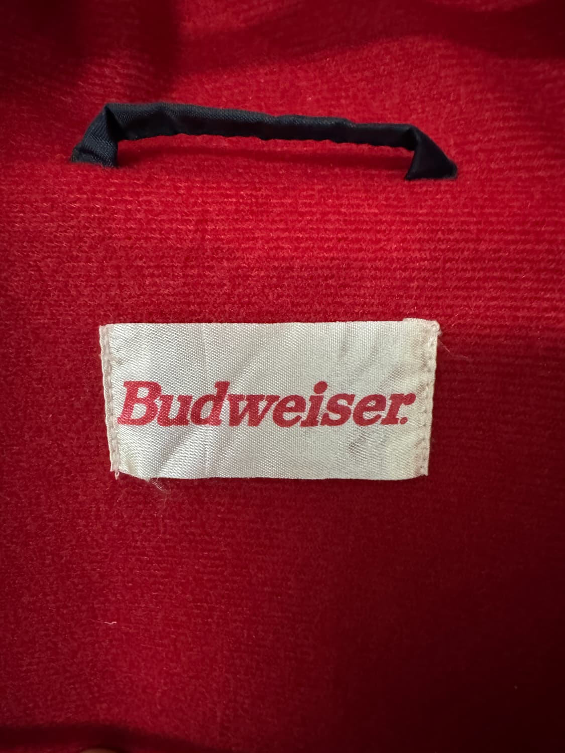 빈티지 버드와이저 Budweiser 원포인트 나일론 자켓 네이비 OS 상품이미지4