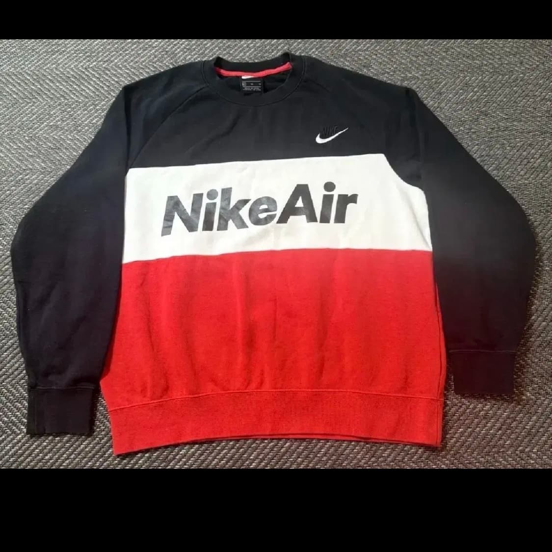 나이키 삼색 컬러블록 air 맨투맨 XL 상품이미지1