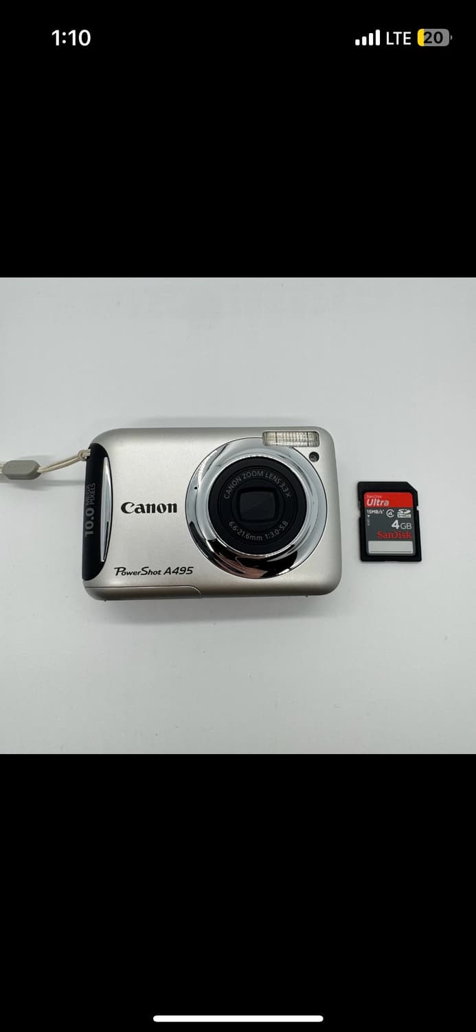 캐논 PowerShot A495 디지털 카메라 빈티지 디카 상품이미지1