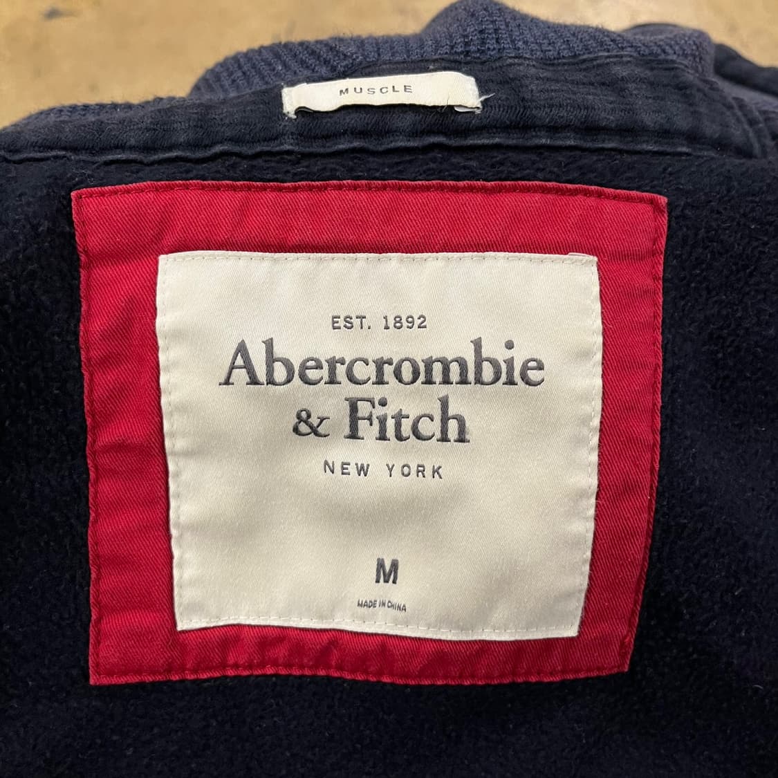 아베크롬비 검빨 후드집업 상품이미지5