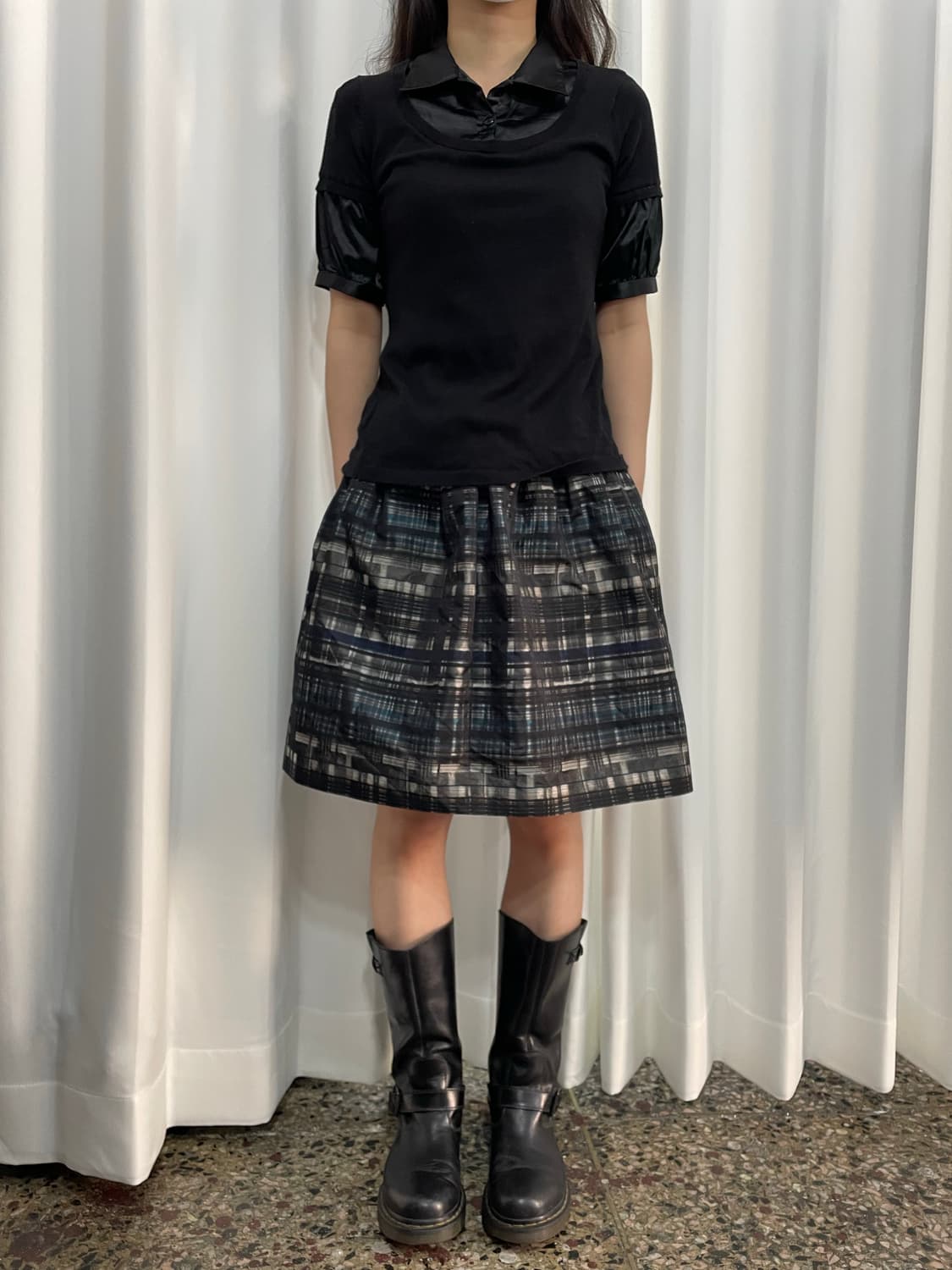 shirt layered top 상품이미지5