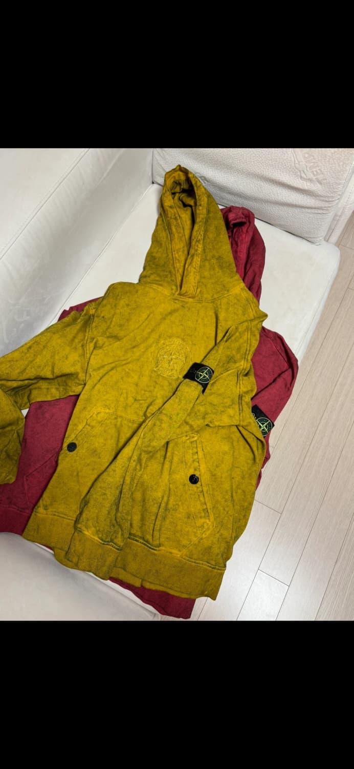 스톤아일랜드 슈프림 콜라보 후드 xl 상품이미지1