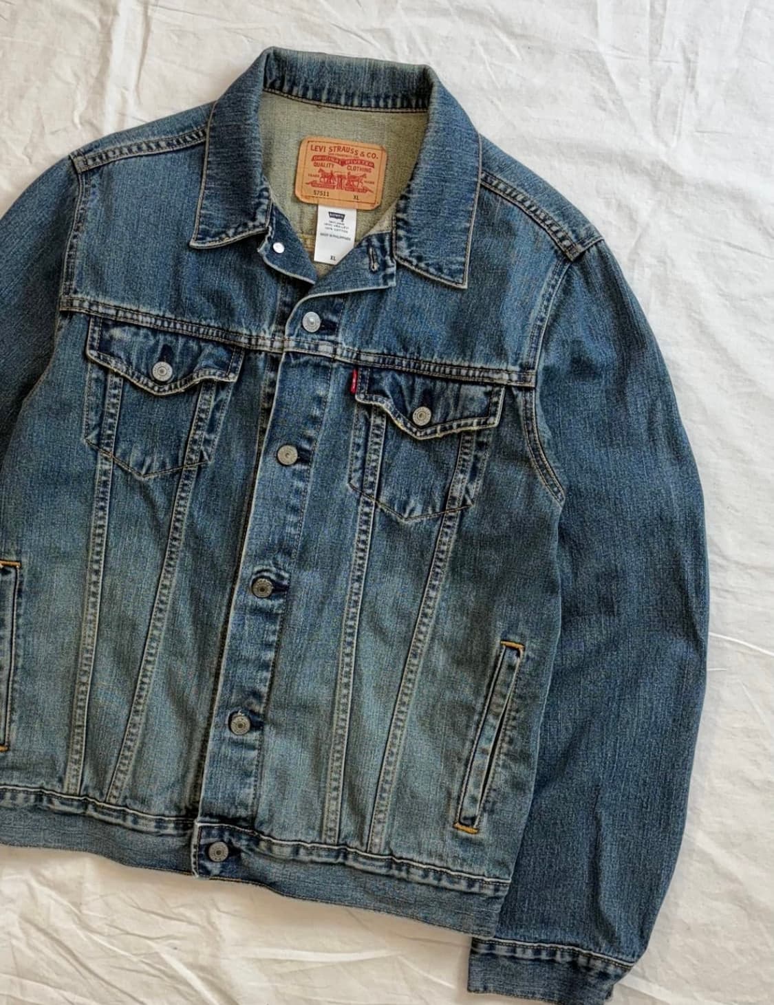 리바이스 57511타입3 워싱 트러커 자켓  상품이미지2