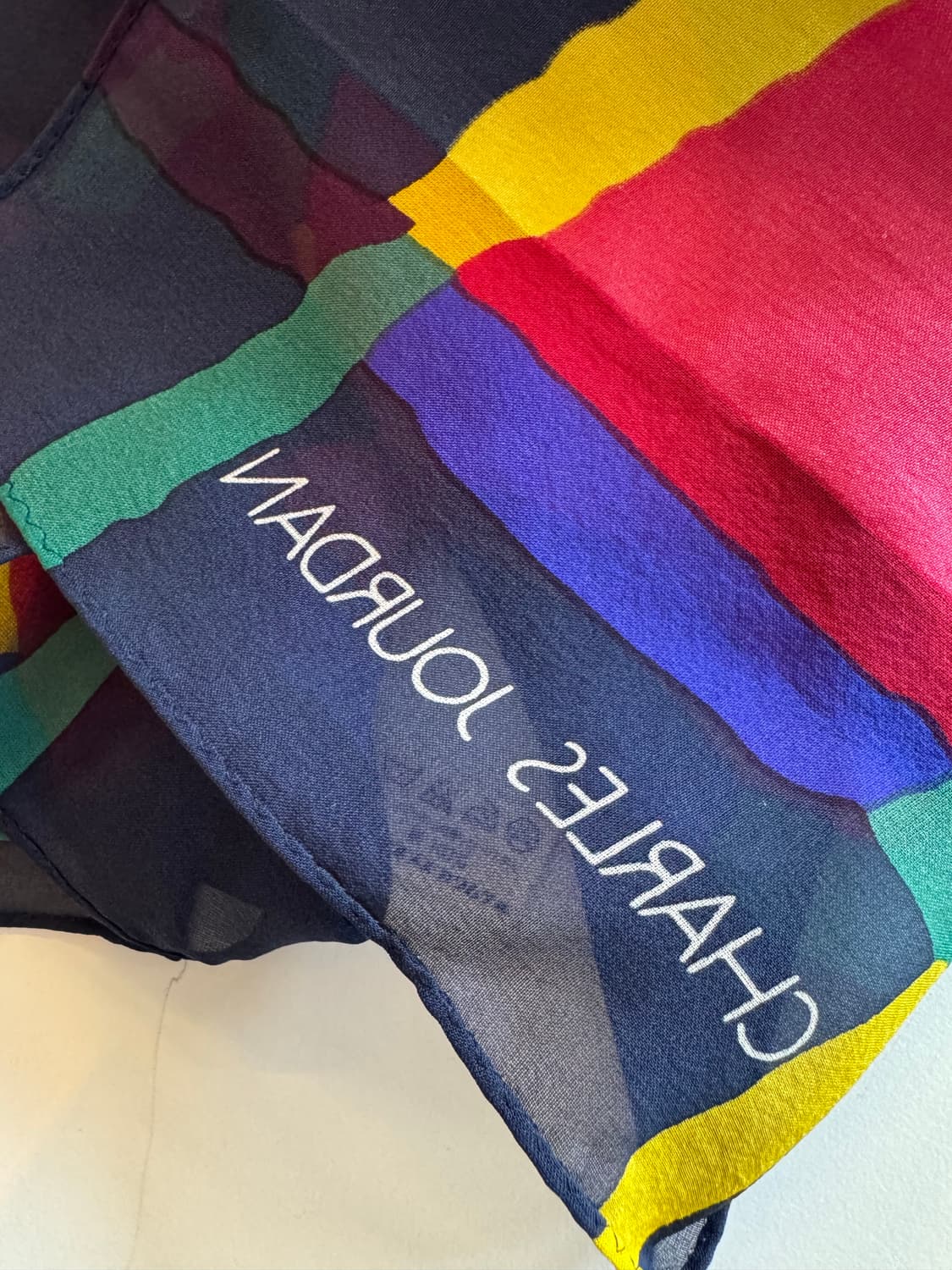 Geometric Silk Scarf 빈티지 실크 스카프 상품이미지6