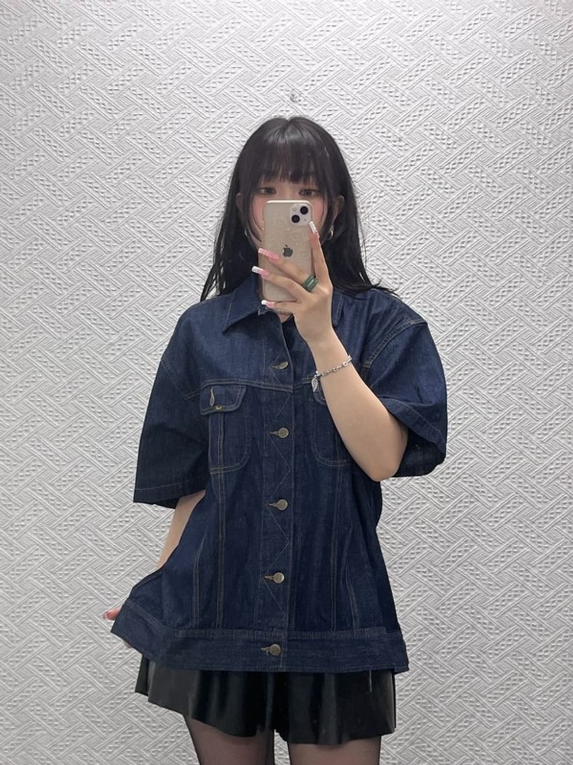 LEE 빈티지 캐주얼 진청 인디고 데님 셔츠 자켓 XL C12506 상품이미지2