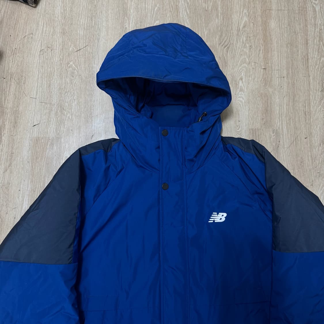 뉴발란스 남성 다운 후드 롱패딩 L/100  상품이미지2