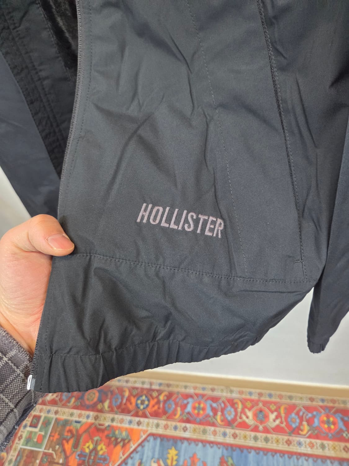 홀리스터 안감퍼 플리스 방풍 후드자켓 m 상품이미지6