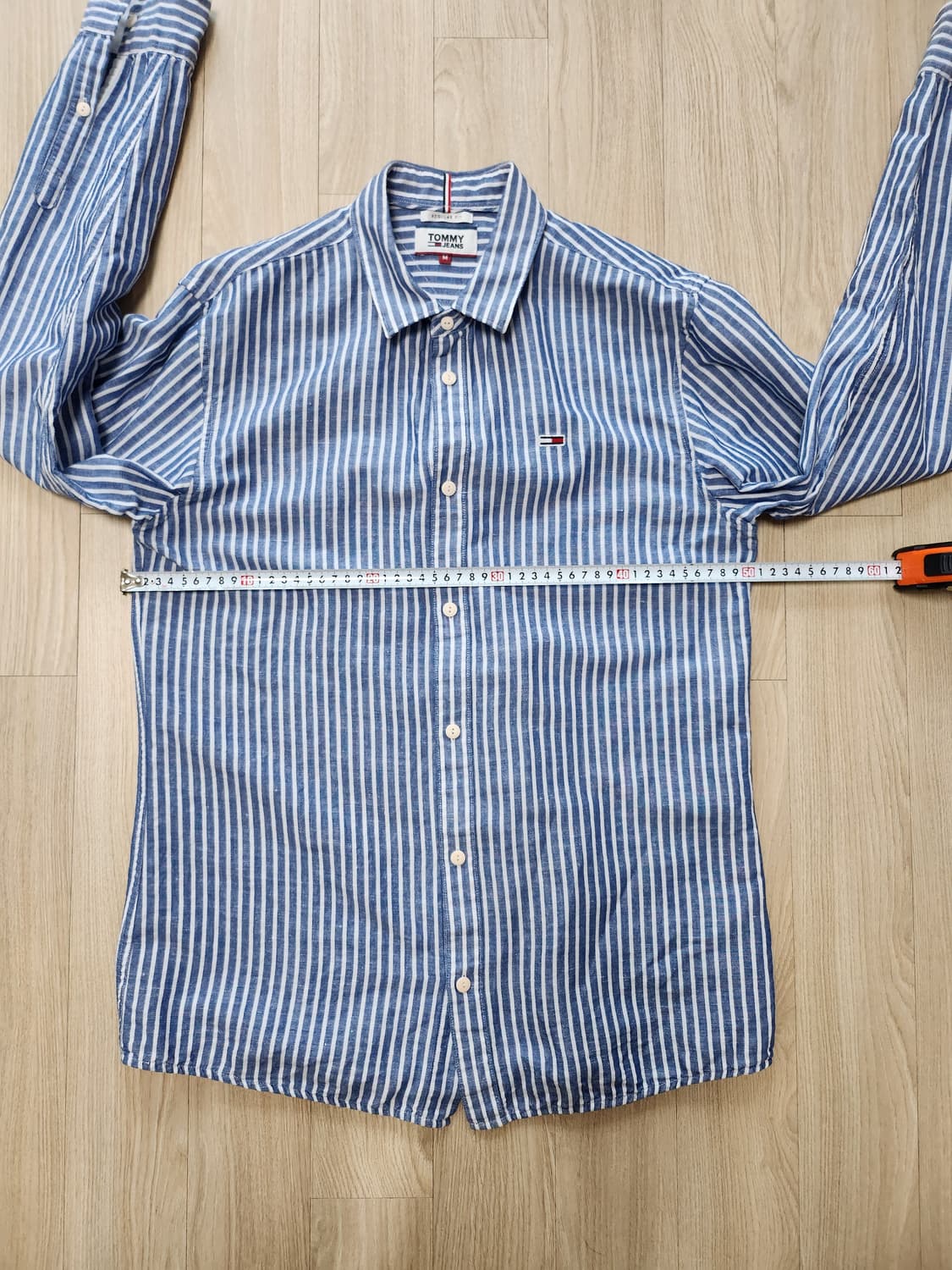 타미힐피거 진스 린넨긴팔셔츠 (M 상품이미지5