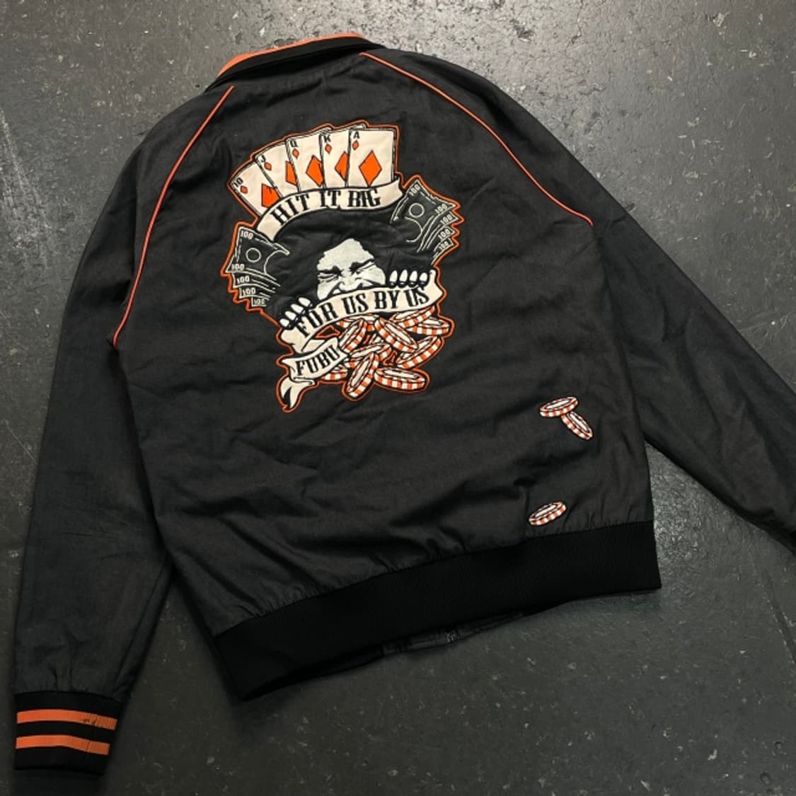 100 후부 올드스쿨 패치 자켓 상품이미지5