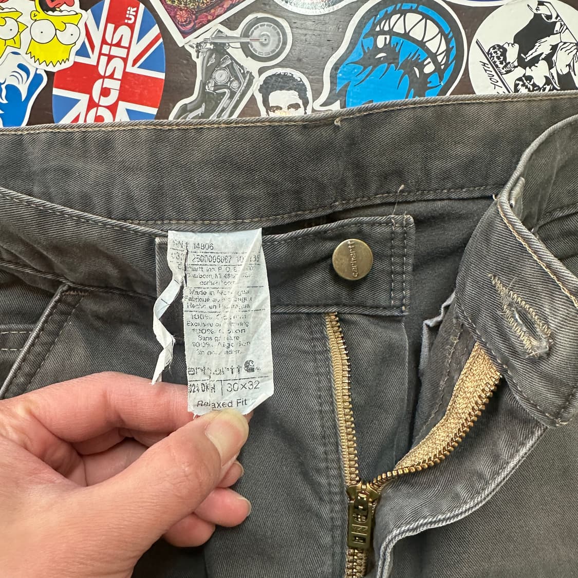 칼하트 카펜터 팬츠 B324-DKH 30 상품이미지8