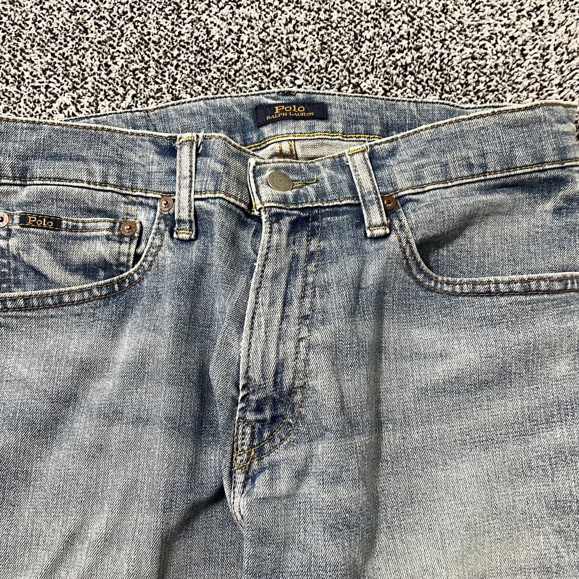빈티지9. 폴로 데님 바지 연청 청바지 상품이미지3