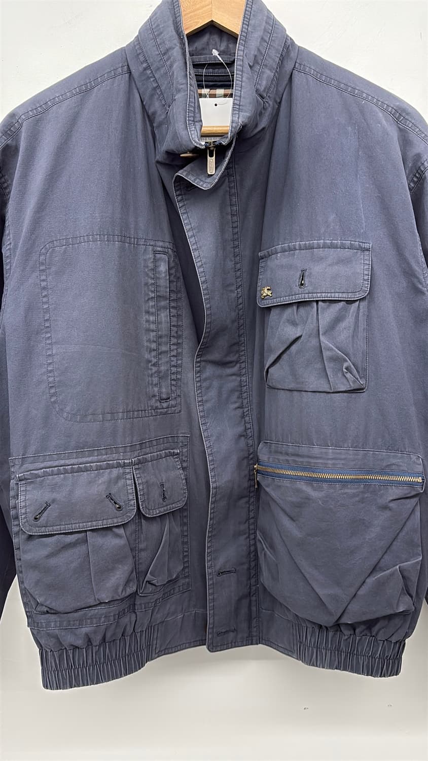 버버리 체크 라이닝 필드 자켓 남M 상품이미지2