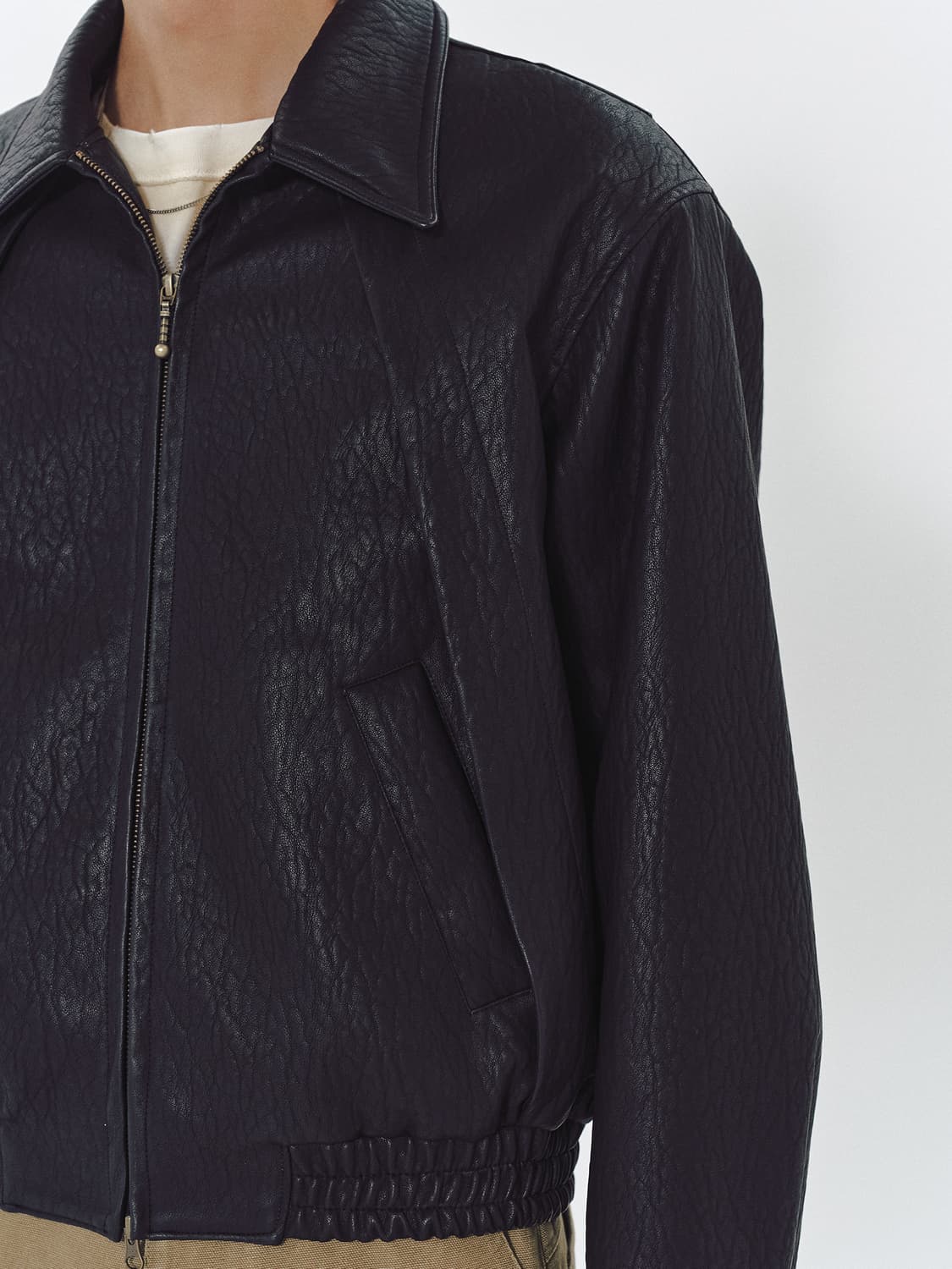 MMIC 엠엠아이씨 레더자켓 RIVE GAUCHE BLOUSON / L 상품이미지3