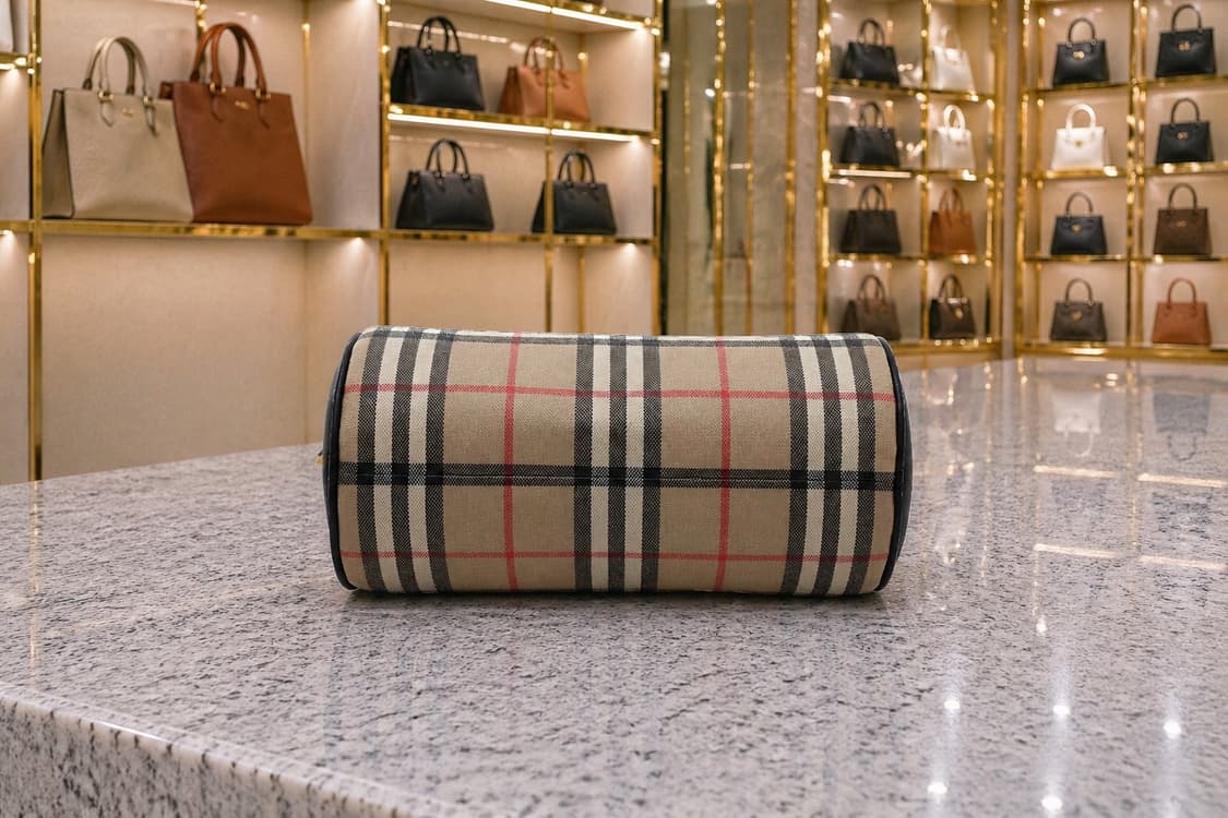 [S급] 버버리 빈티지 체크 배럴 백 판매합니다!!! 상품이미지2