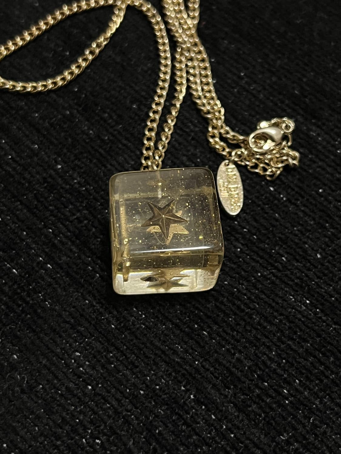 LIZ LISA doll 레진 큐브 목걸이 상품이미지2