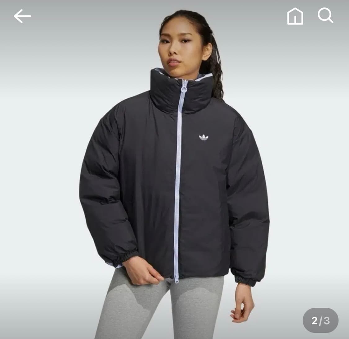 아디다스 리버시블 양면 패딩 여성용 M 상품이미지4