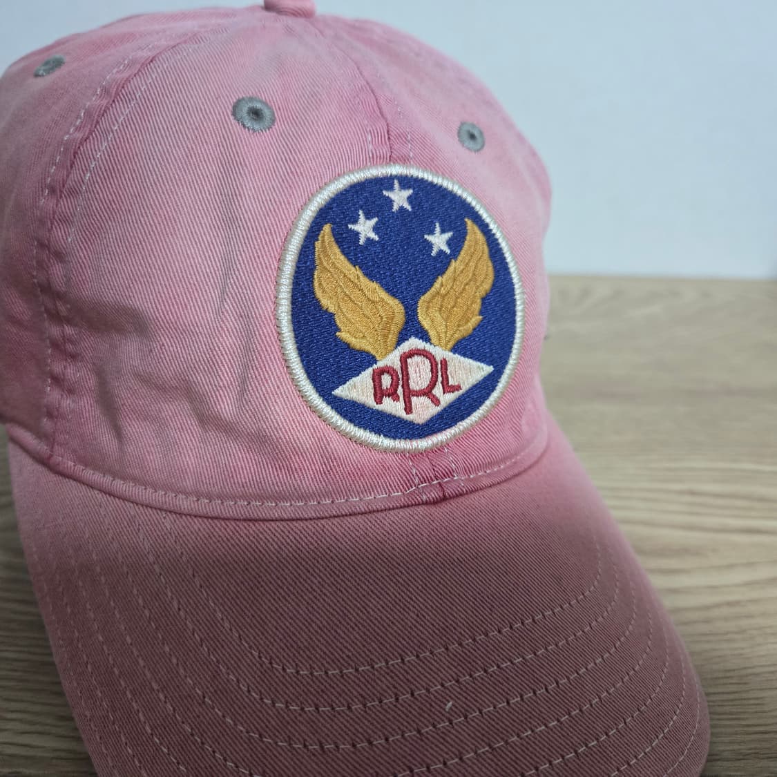 OS RRL 더블알엘 윙 볼캡 핑크 상품이미지5